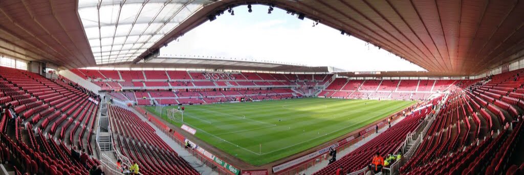 Riverside Stadium banner