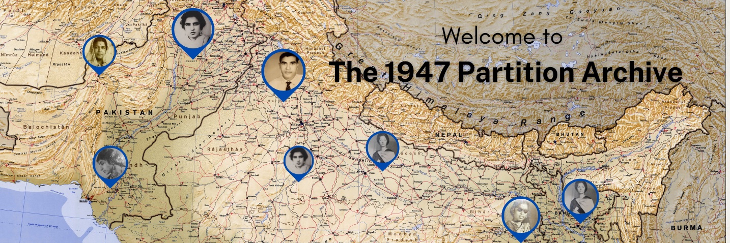 The 1947 Partition Archive banner