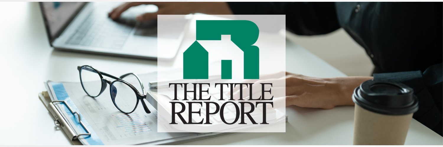 The Title Report banner