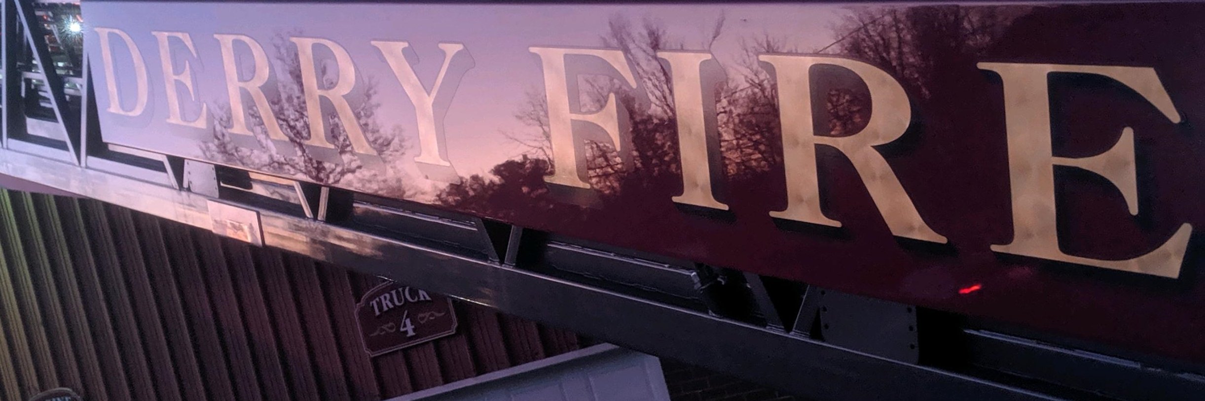 DERRY NH FIRE DEPT banner