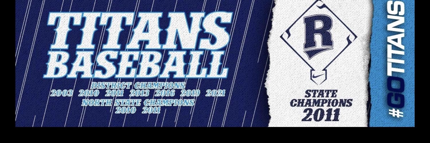 Ridgeland Titans Baseball banner