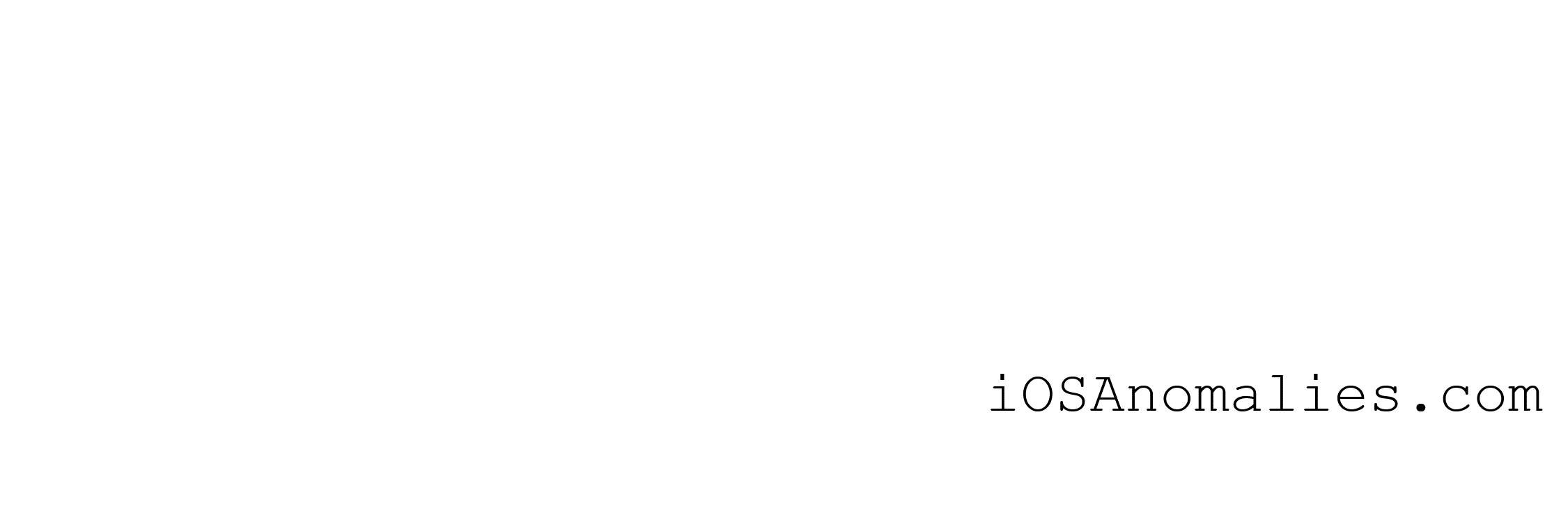 iOSAnomalies's profile banner image