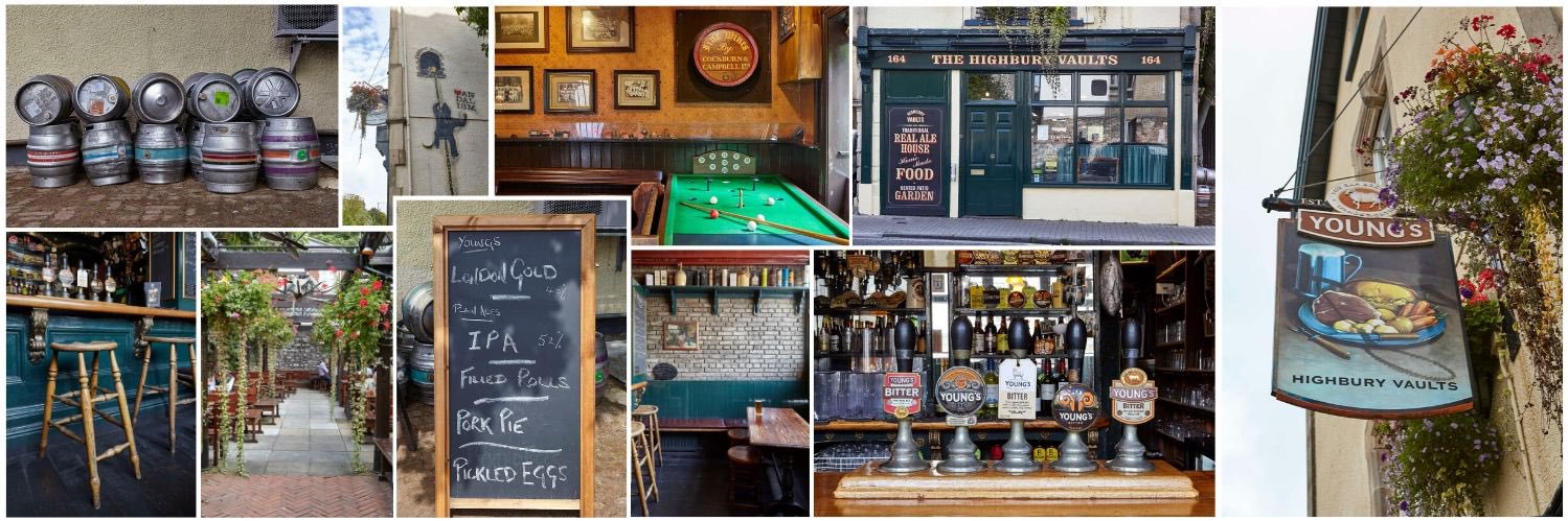 Highbury Vaults banner