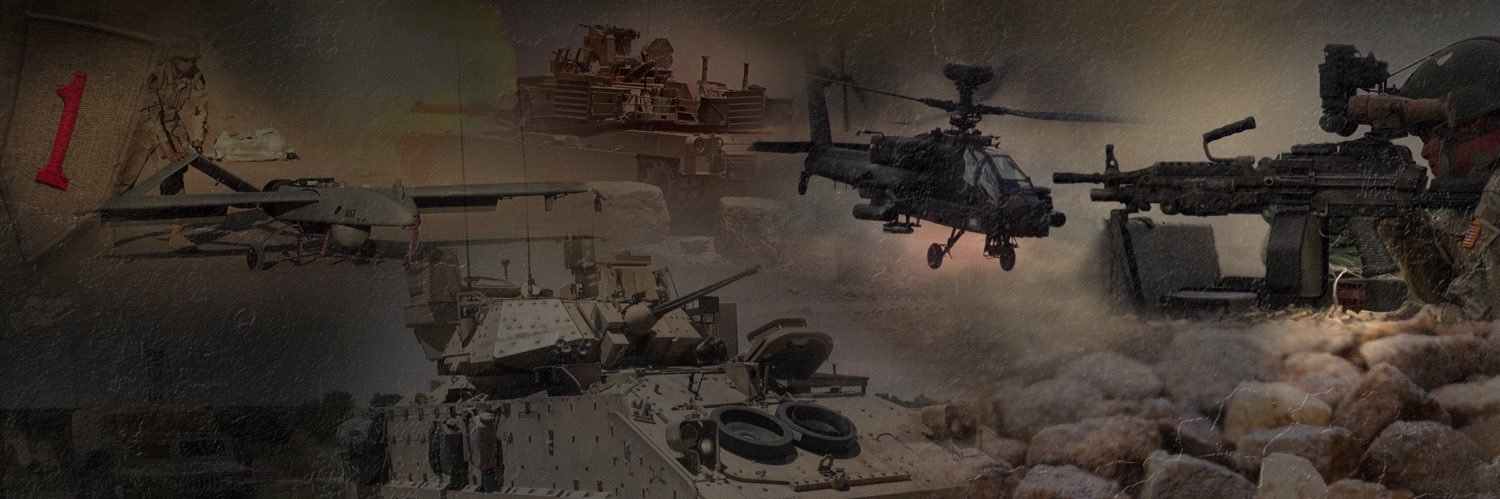 1st Infantry Division banner