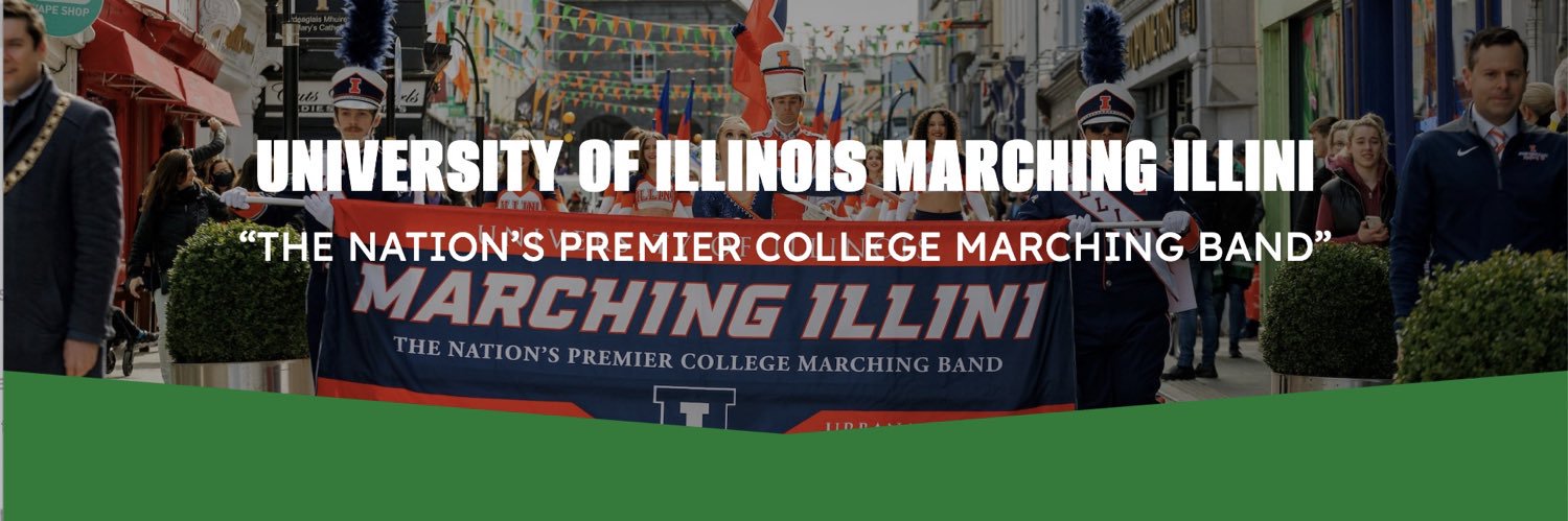 Marching Illini banner