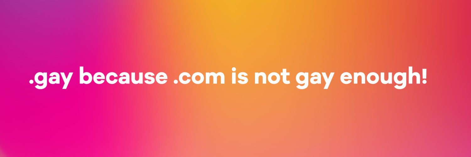 .gay banner
