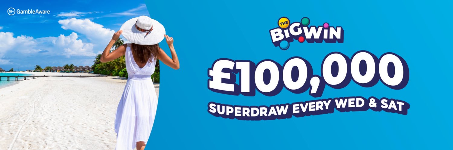 The Health Lottery banner