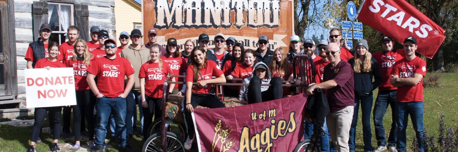 U of M Aggies banner
