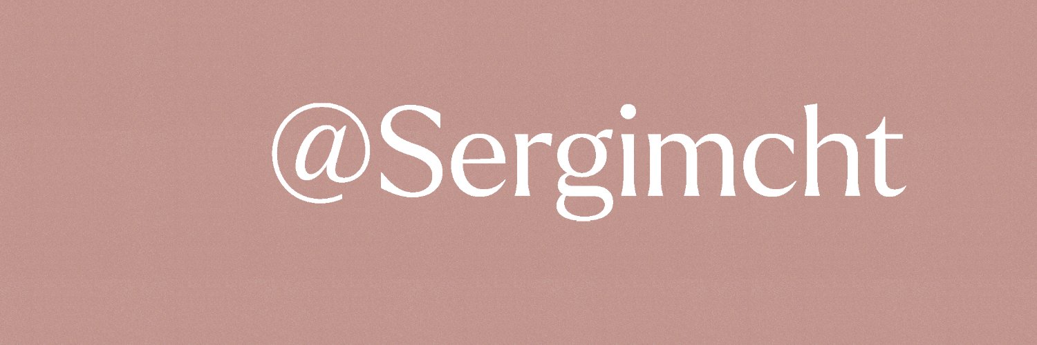 Sergimcht's profile banner image