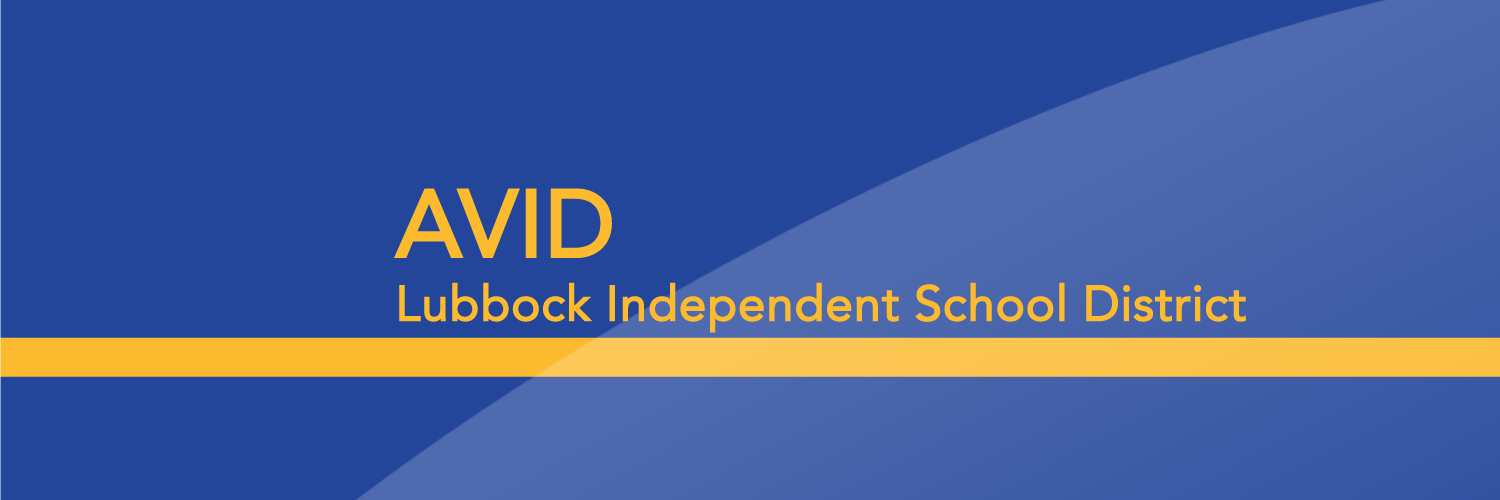 Lubbock ISD AVID banner