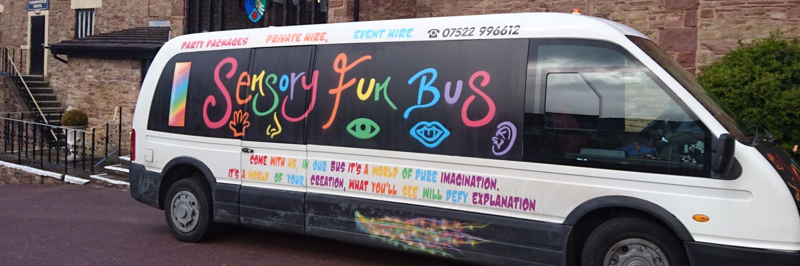 The Sensory Fun Bus banner