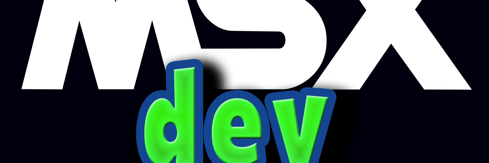 MSXdev banner