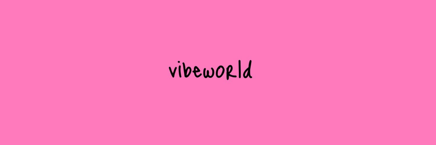 vibeworldx's profile banner image
