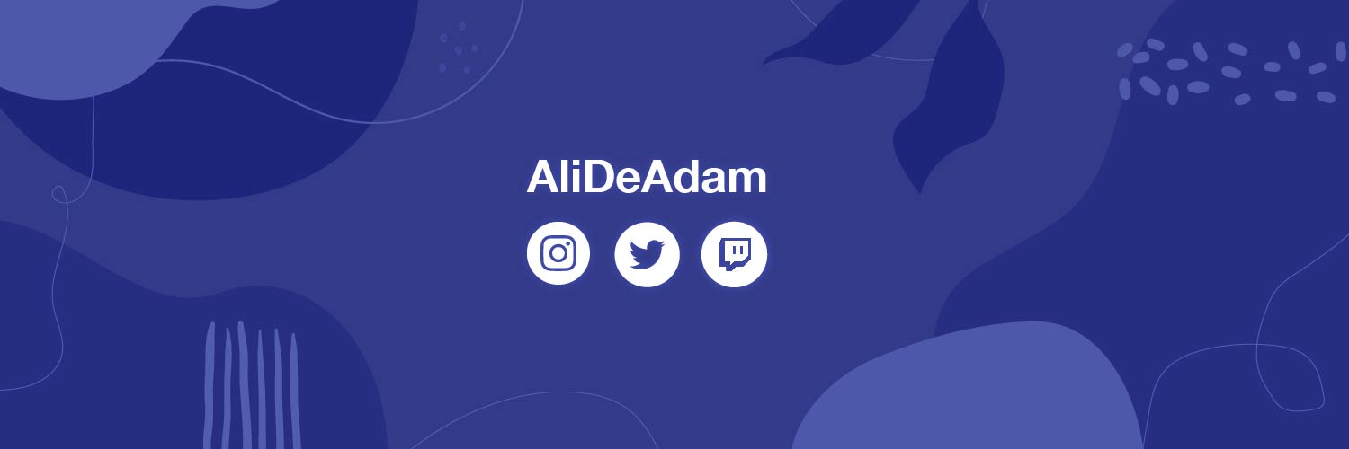 AliDeAdam's profile banner image