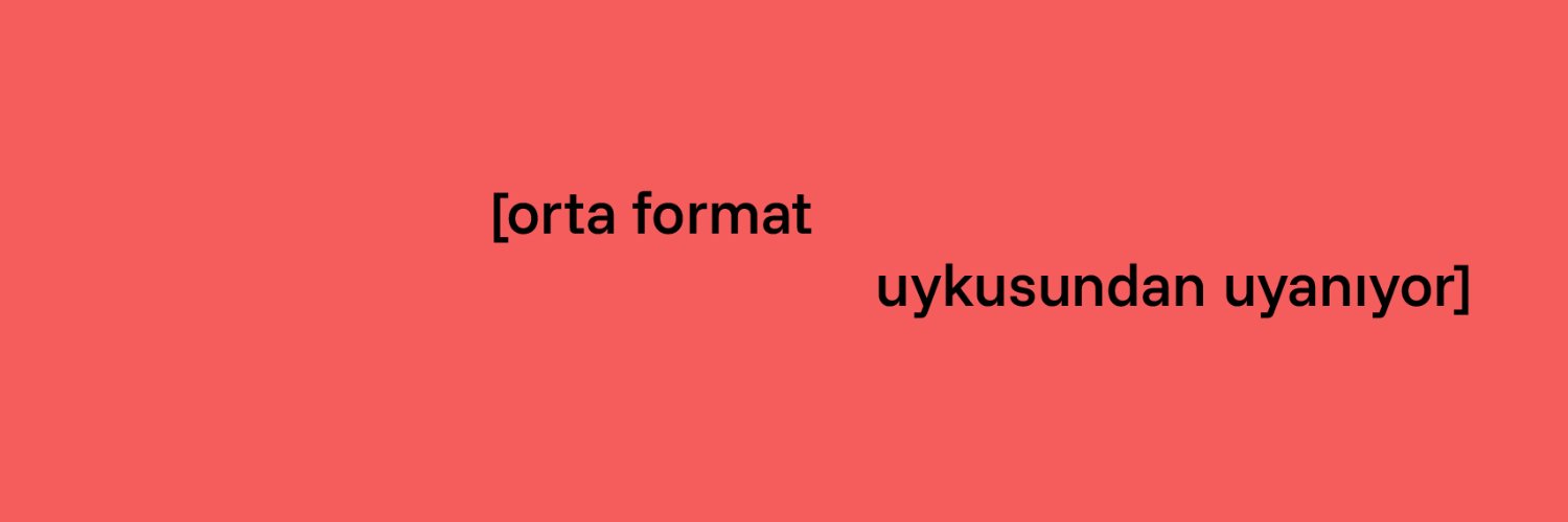 ortaformat's profile banner image