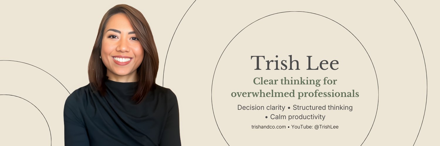 Trish Lee | Clear Thinking & Decision-Making Coach banner