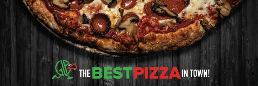 Green Lantern Pizza banner