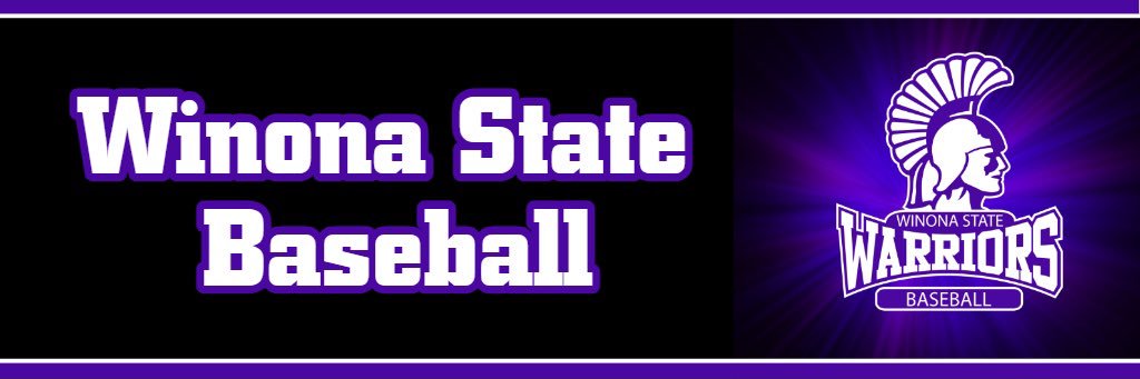 Winona State Baseball banner
