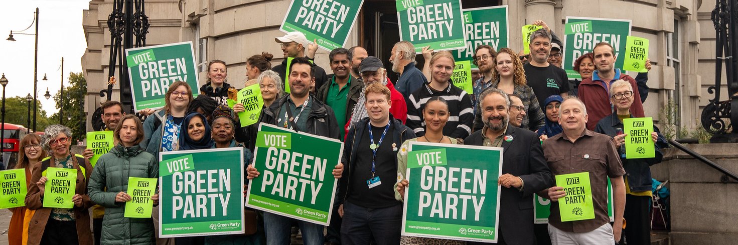 Lambeth Green Party banner