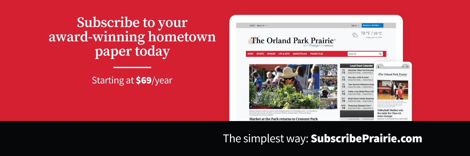 Orland Park Prairie banner