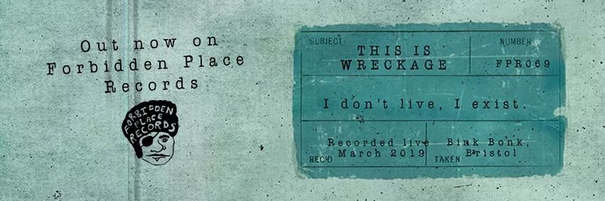 THIS IS WRECKAGE banner