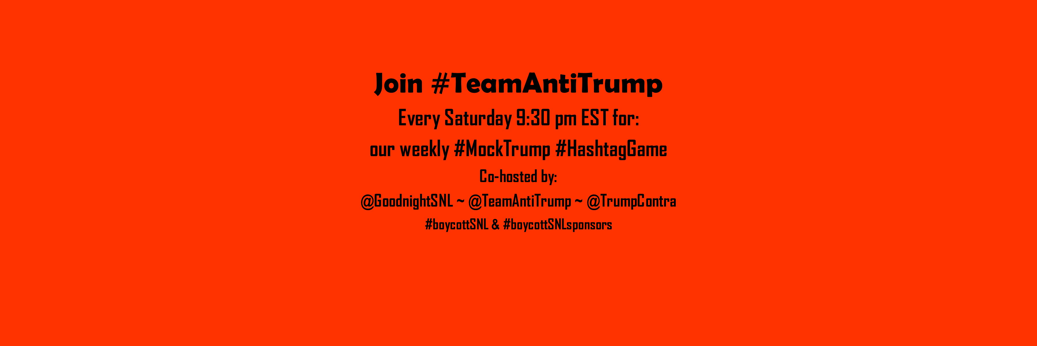 TrumpHASHTAG's profile banner image