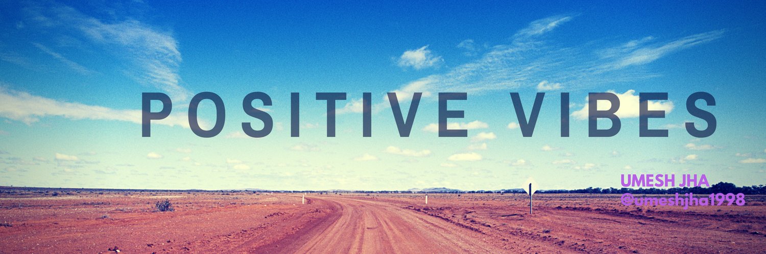 Umesh Jha 𝕏 banner