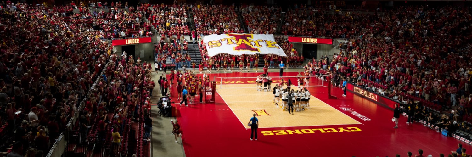 Iowa State Volleyball's banner