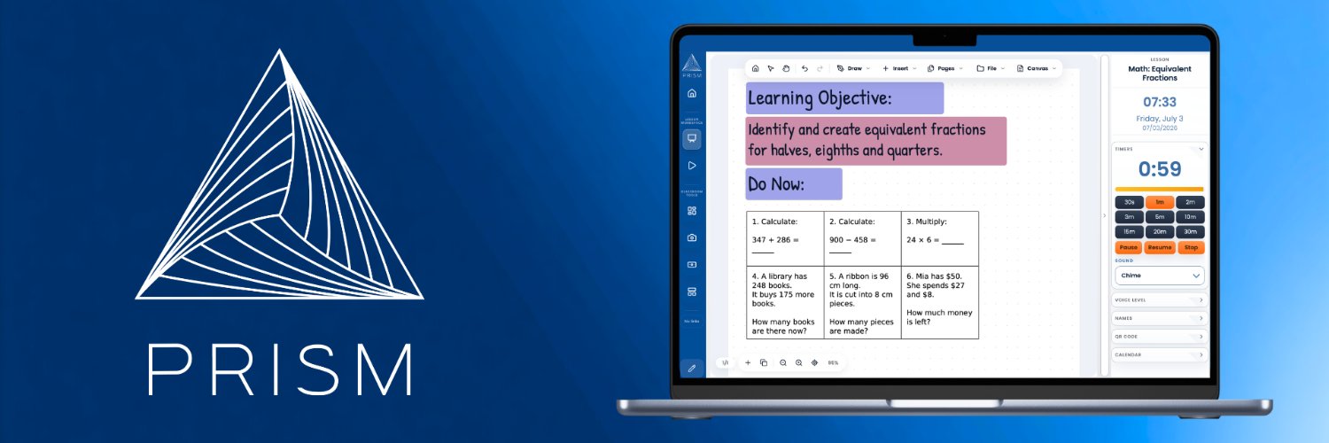 PRISM Classroom profile banner