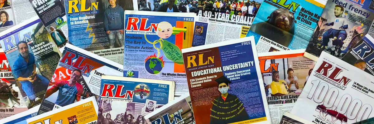 Random Lengths News banner