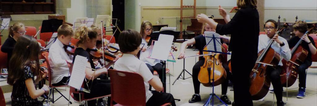 St. Paul's Youth Ensemble banner