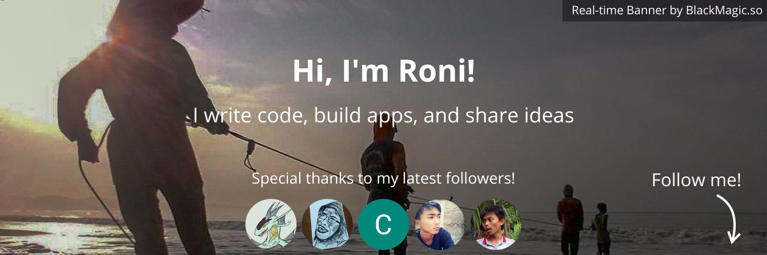 roni_erone's profile banner image