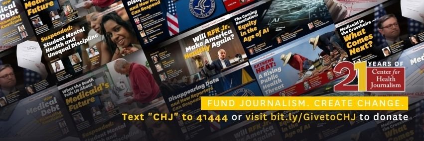 USC Center for Health Journalism banner