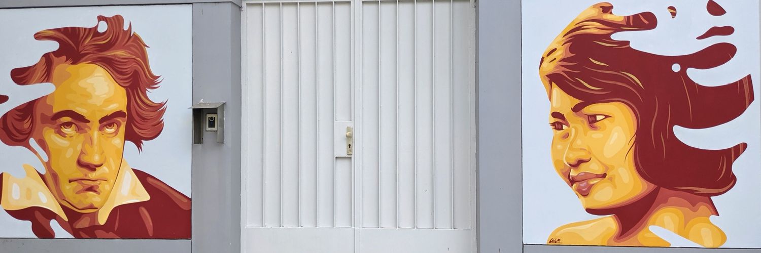 German Embassy banner