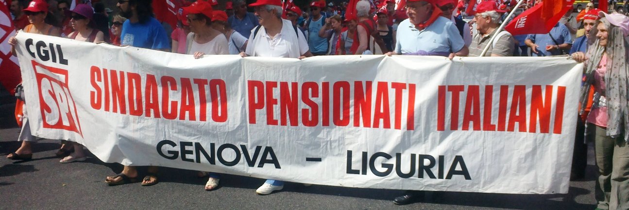 Spi Cgil Genova e Liguria banner
