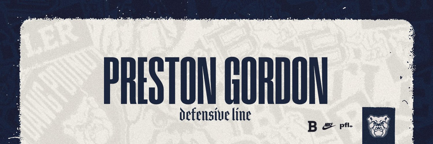 Preston Gordon's banner