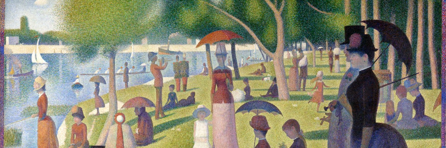 Georges Seurat's banner