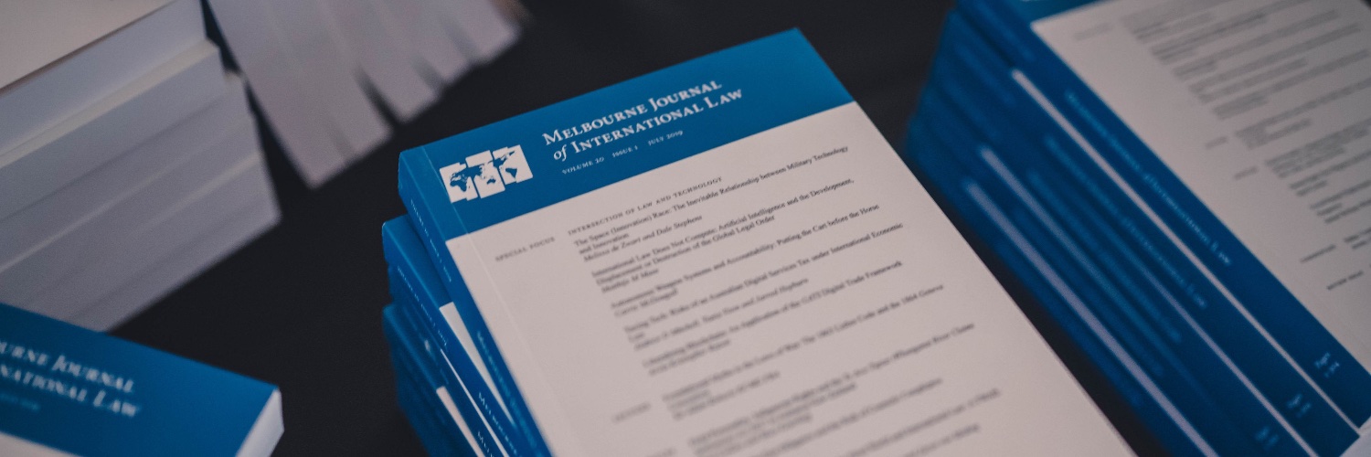 Melbourne Journal of International Law banner