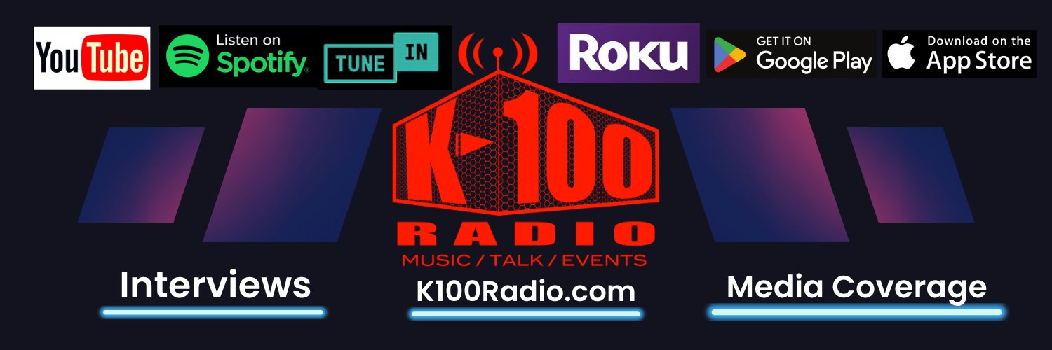 K-100 RADIO banner