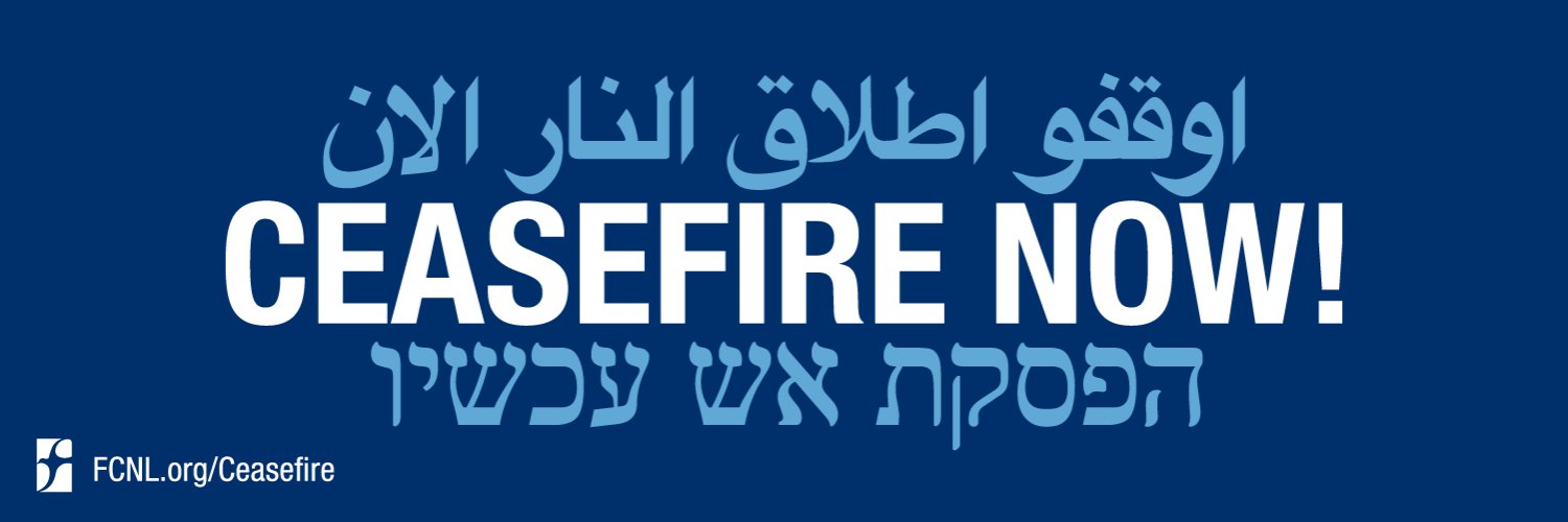 FCNL (Quakers) banner