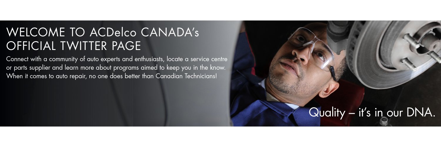 ACDelco Canada banner