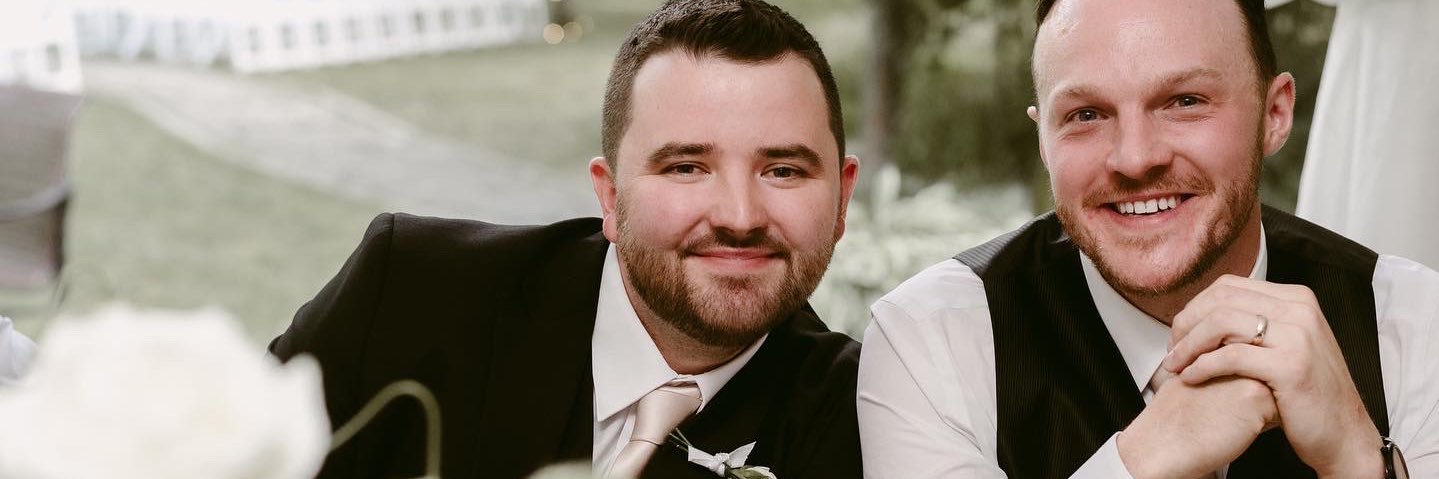 Buckets and Dan banner