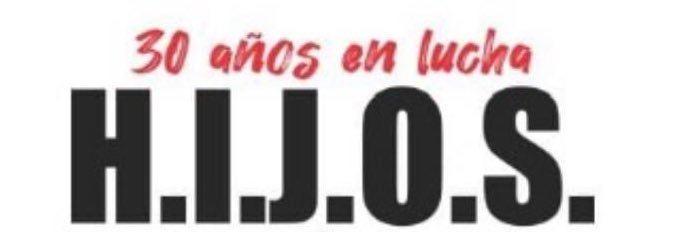 H.I.J.O.S. La Plata banner