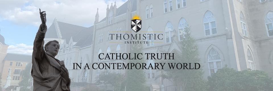 Thomistic Institute's banner