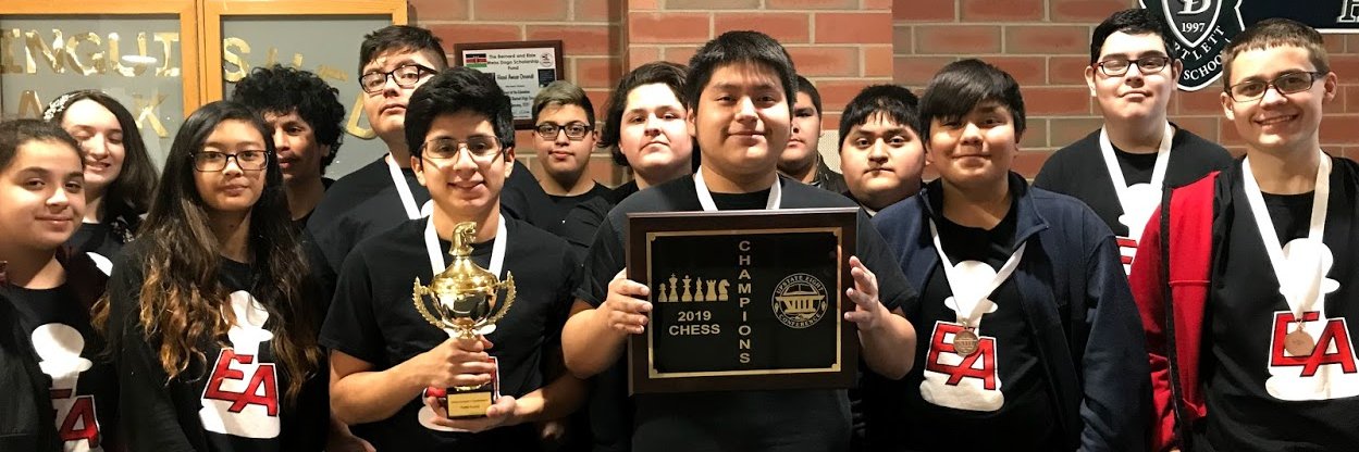 East Aurora Chess Team banner
