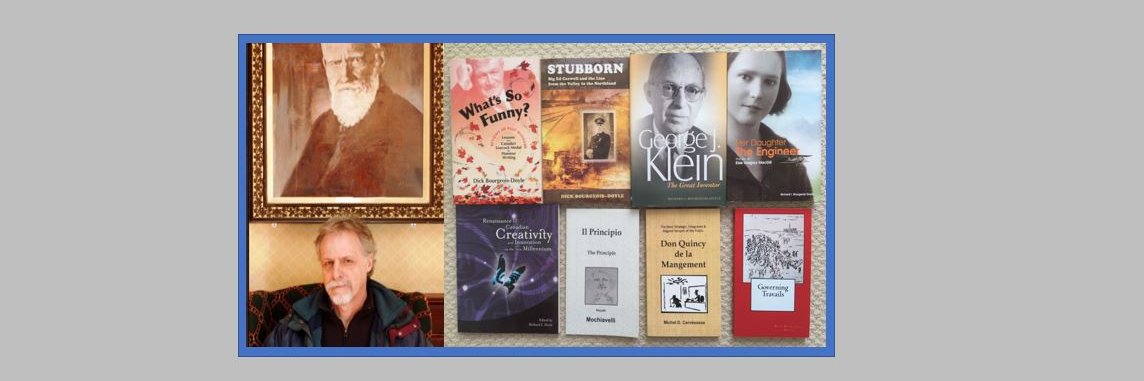 Dick Bourgeois-Doyle - Blue Check banner