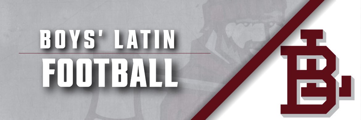 Boys' Latin Football's banner