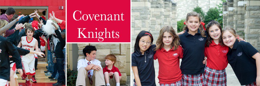 The Covenant School banner