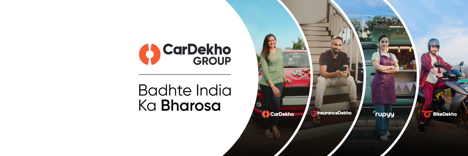 CarDekho's profile banner image