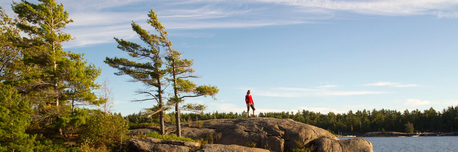 PN Îles-de-la-Baie-Georgienne, Parcs Canada banner